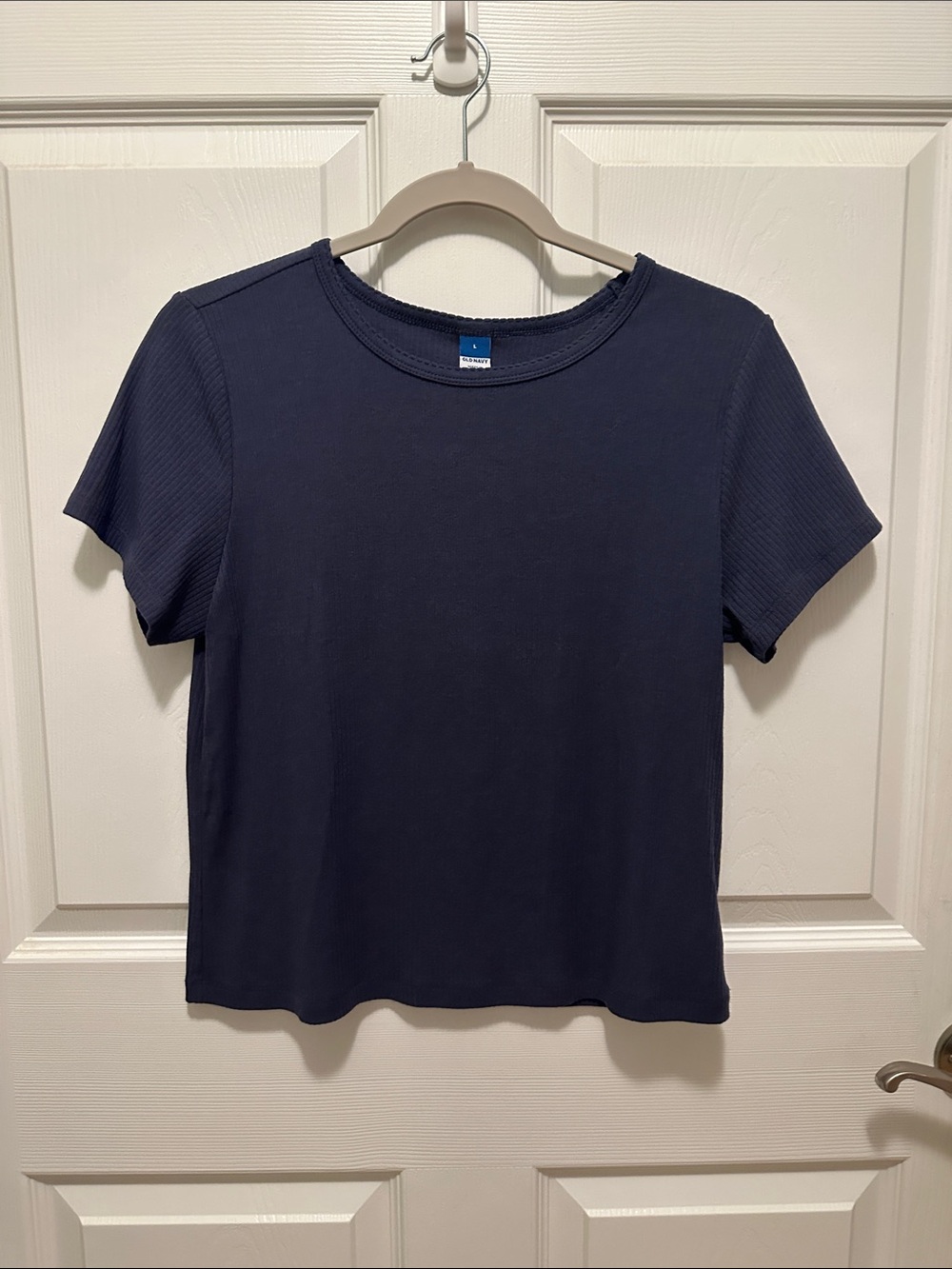 Old Navy Navy Short Sleeve Crew Tee
